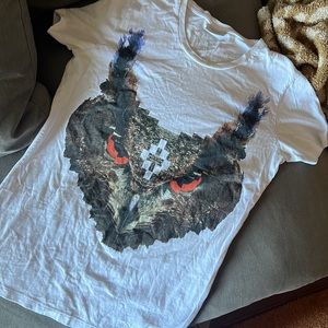 Marcelo Burlon T-Shirt with Owl Aztec Design